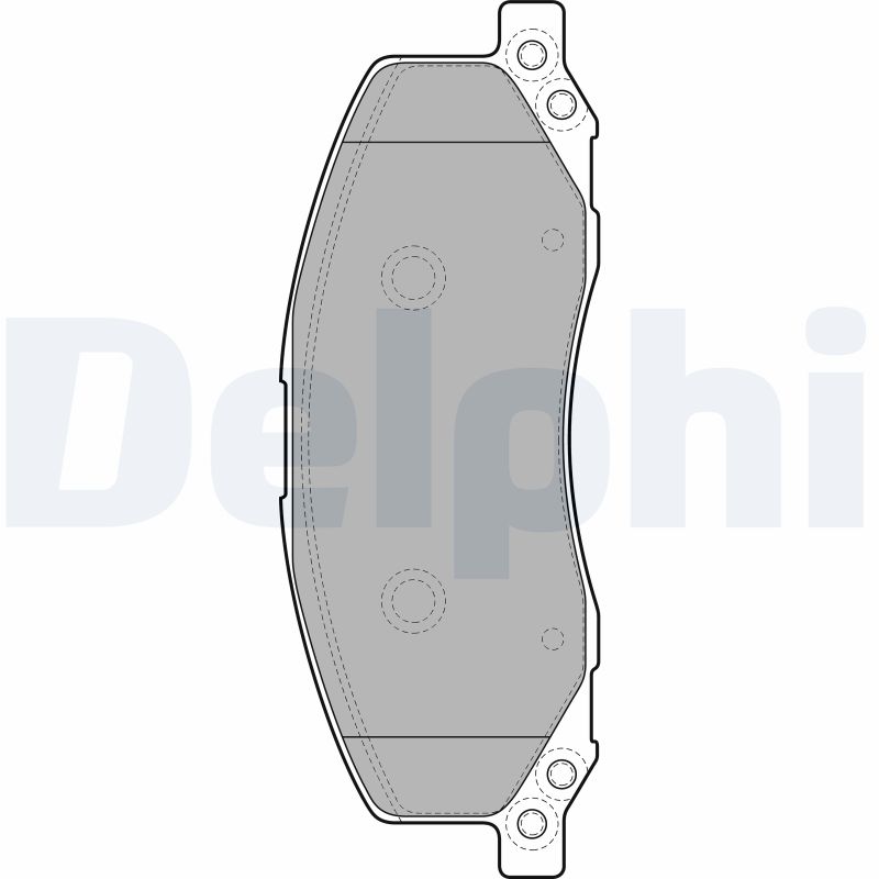 Set placute frana DELPHI LP2082