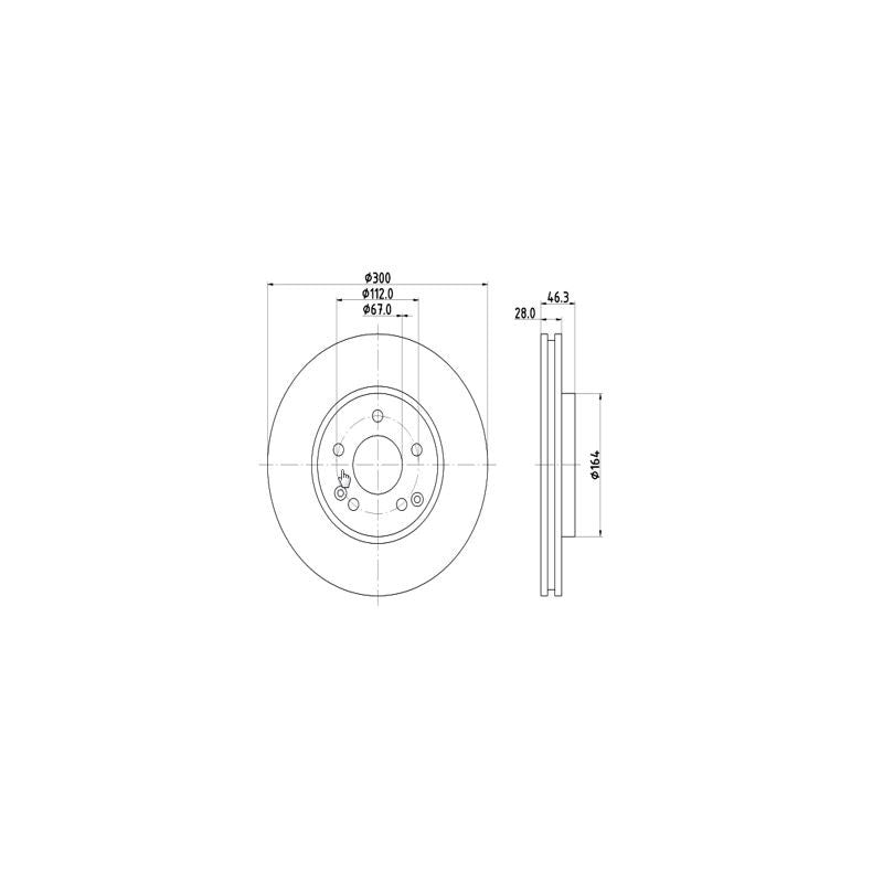 Disc frana MTR 12108524