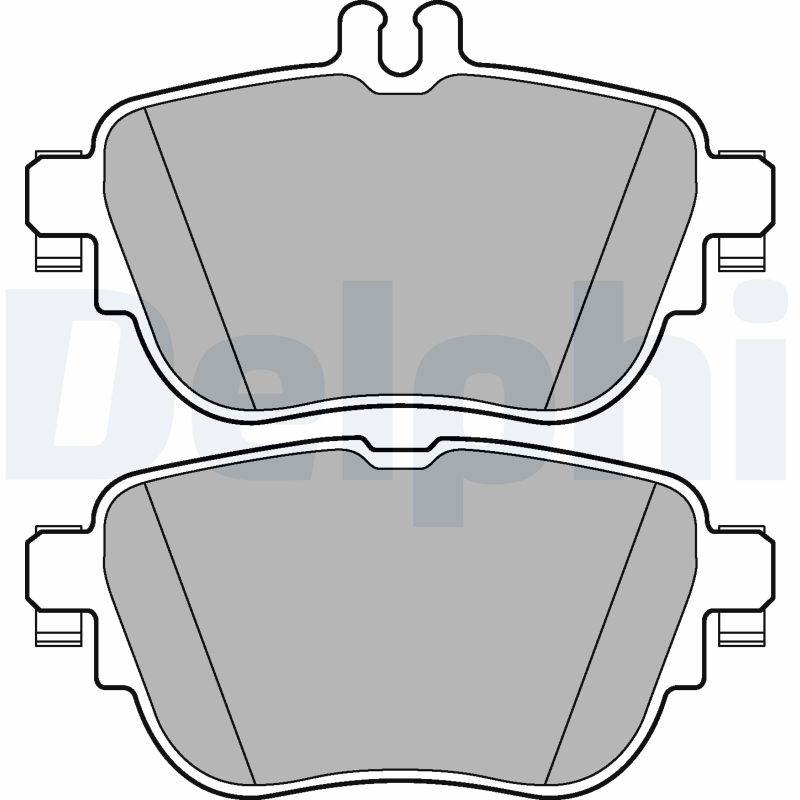 Set placute frana de mana DELPHI LP3262