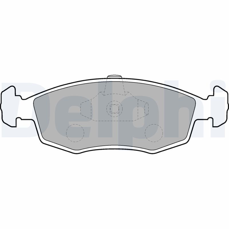 Set placute frana de mana DELPHI LP1549