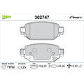 Set placute frana VALEO 302747