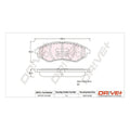 Set placute frana Dr!ve+ DP1010.10.0051