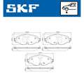 Set placute frana SKF VKBP 80104