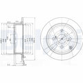 Disc frana DELPHI BG3889