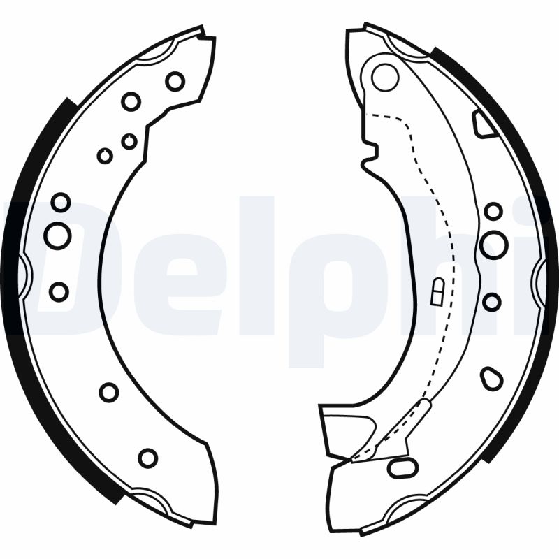 Set saboti frana DELPHI LS1921