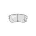Set placute frana MOTAQUIP LVXL1272