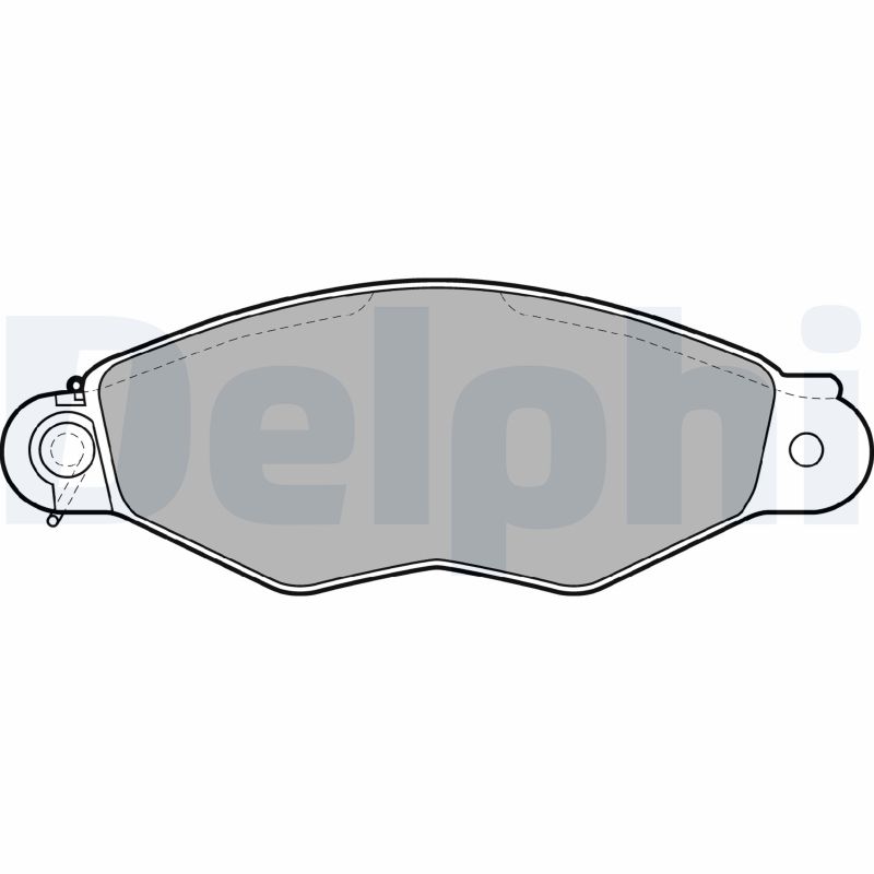 Set placute frana DELPHI LP1610