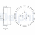 Tambur frana DELPHI BF552
