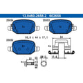 Set placute frana ATE 13.0460-2658.2