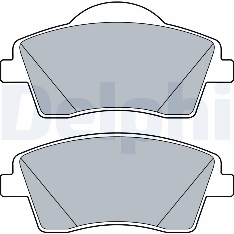 Set placute frana DELPHI LP3528