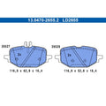 Set placute frana ATE 13.0470-2655.2