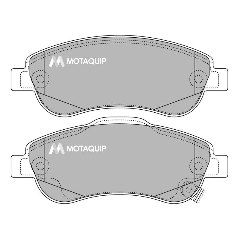 Set placute frana MOTAQUIP LVXL1398