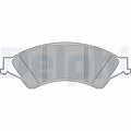 Set placute frana DELPHI LP2484
