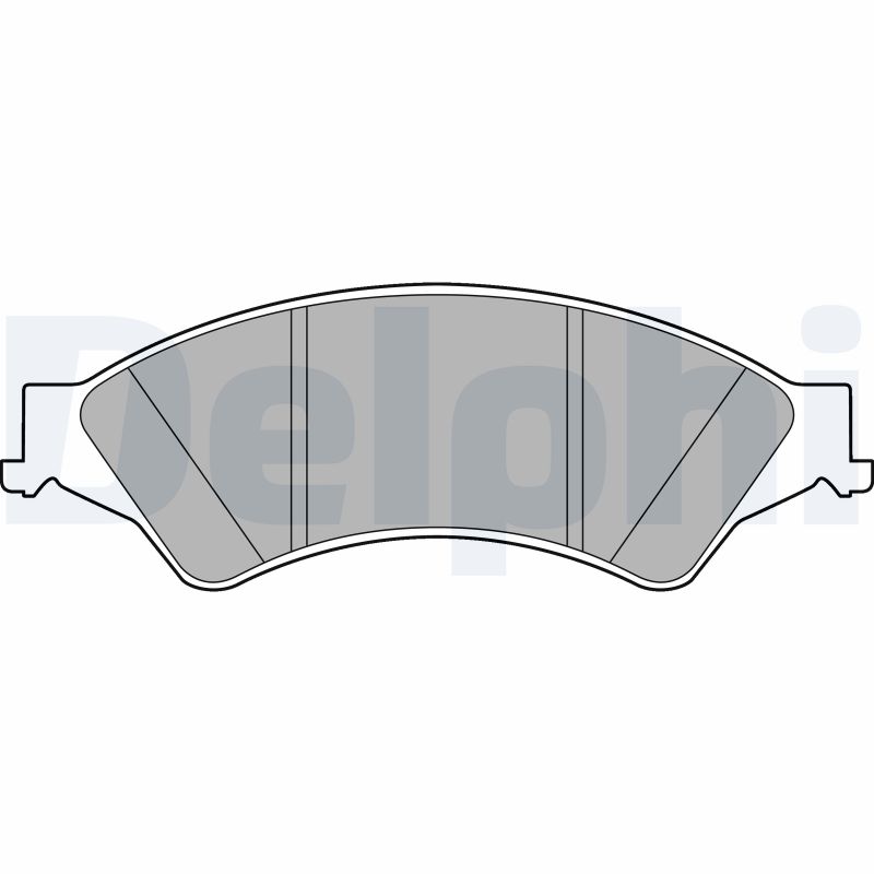 Set placute frana DELPHI LP2484
