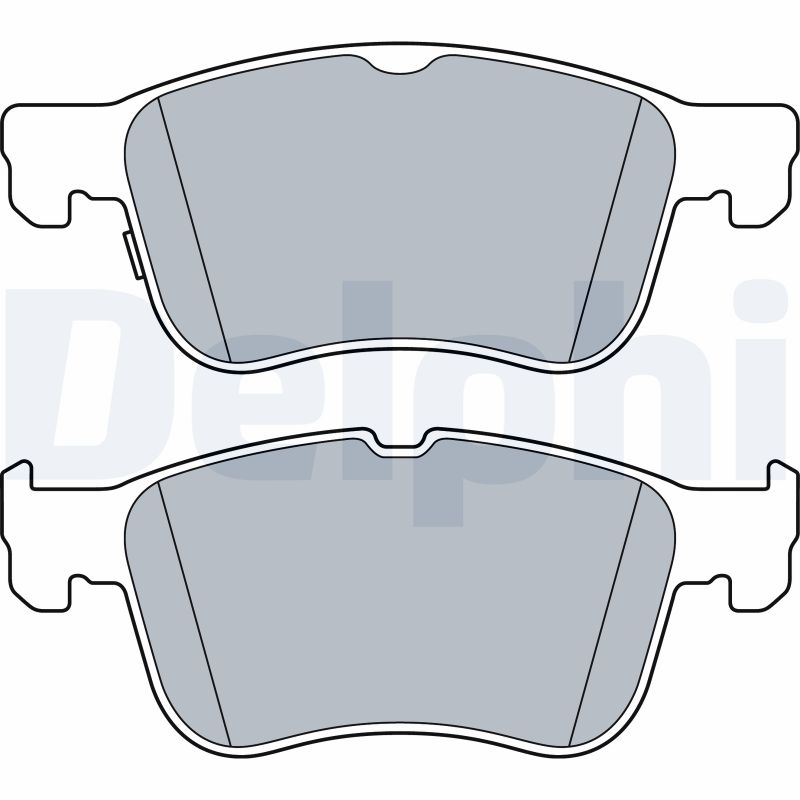 Set placute frana de mana DELPHI LP3520