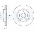 Disc frana DELPHI BG4764C