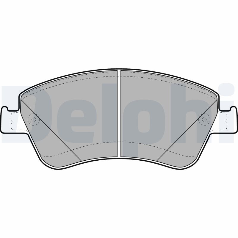 Set placute frana DELPHI LP2102