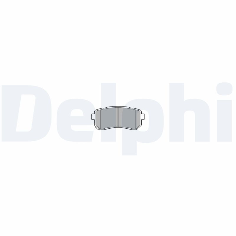 Set placute frana DELPHI LP3576
