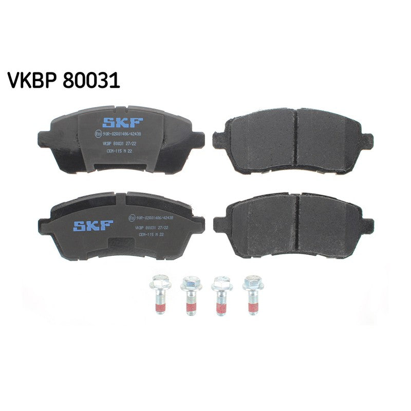 Set placute frana SKF VKBP 80031
