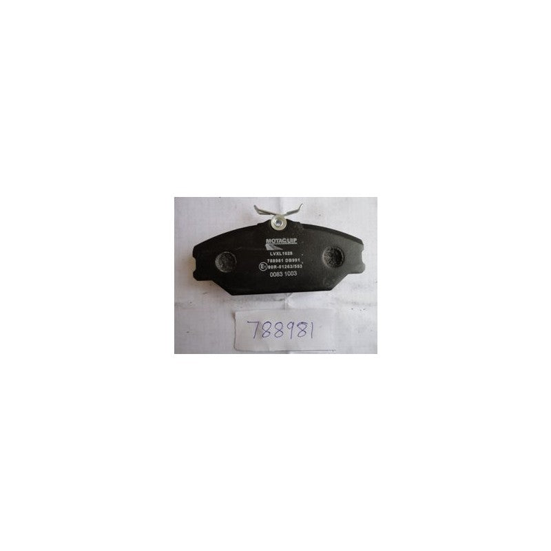 Set placute frana MOTAQUIP LVXL1028