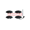 Set placute frana KAMOKA JQ101186
