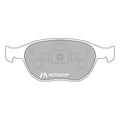 Set placute frana MOTAQUIP LVXL1046