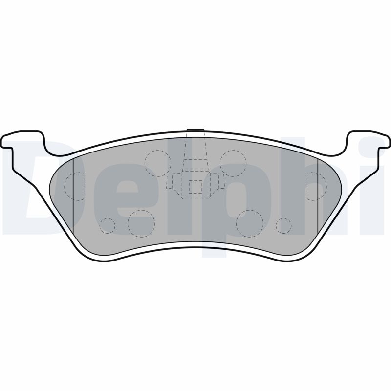 Set placute frana DELPHI LP1694