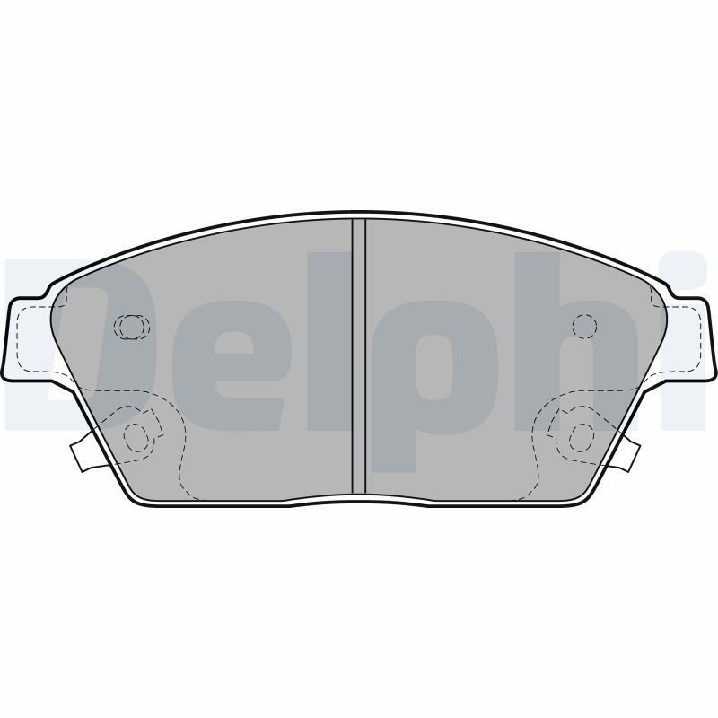 Set placute frana DELPHI LP2170