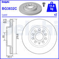 Disc frana DELPHI BG3832C