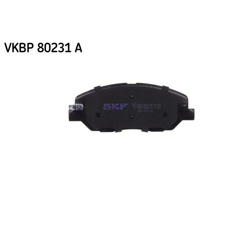 Set placute frana SKF VKBP 80231 A