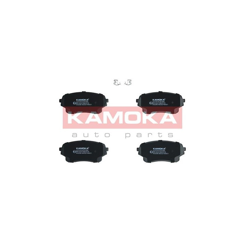 Set placute frana KAMOKA JQ1018154