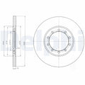 Disc frana DELPHI BG4075