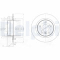 Disc frana DELPHI BG3960
