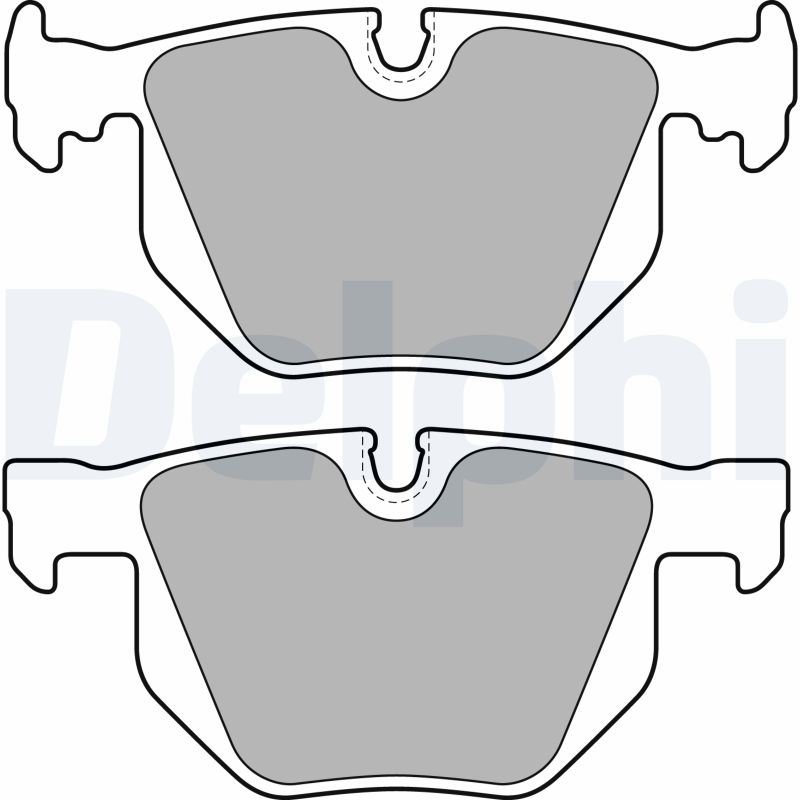 Set placute frana DELPHI LP1834
