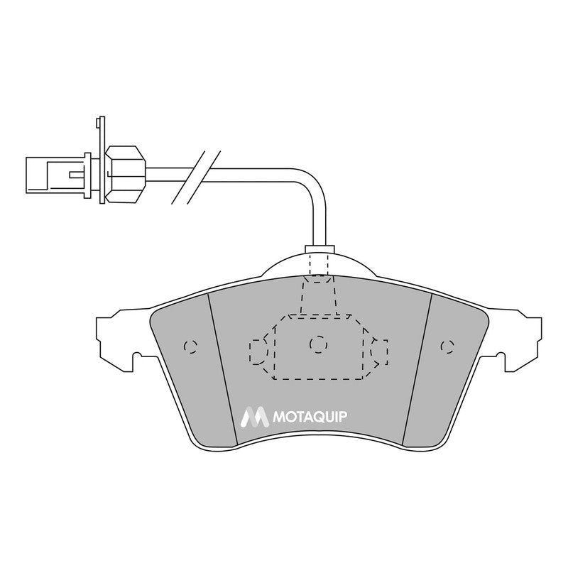 Set placute frana MOTAQUIP LVXL1129
