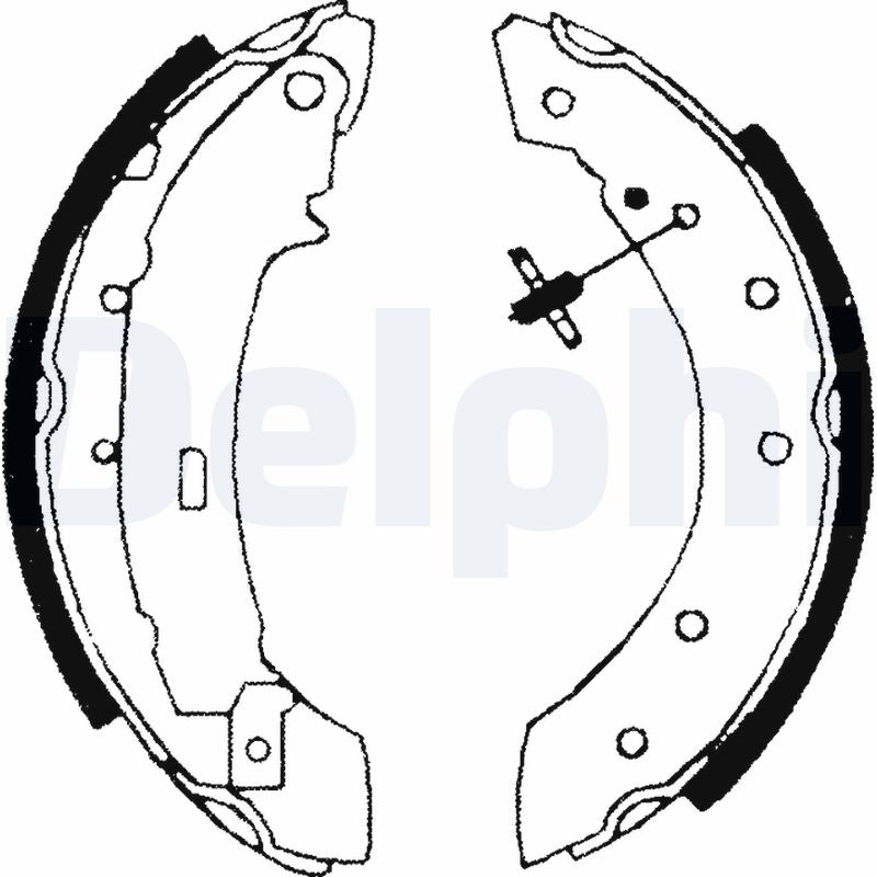 Set saboti frana de mana DELPHI LS1717