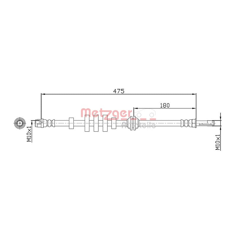 Furtun frana MTR FT0447