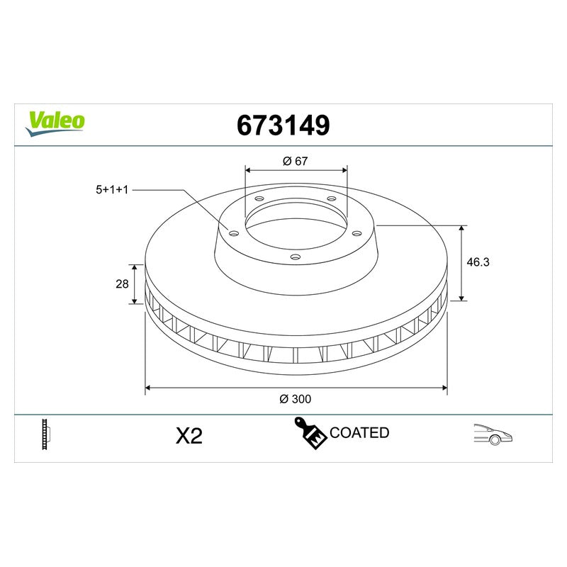 Disc frana SKF VKBD 80104 V2