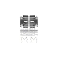Kit accesorii placute frana FEBI BILSTEIN 182461