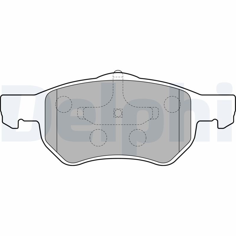 Set placute frana DELPHI LP1818