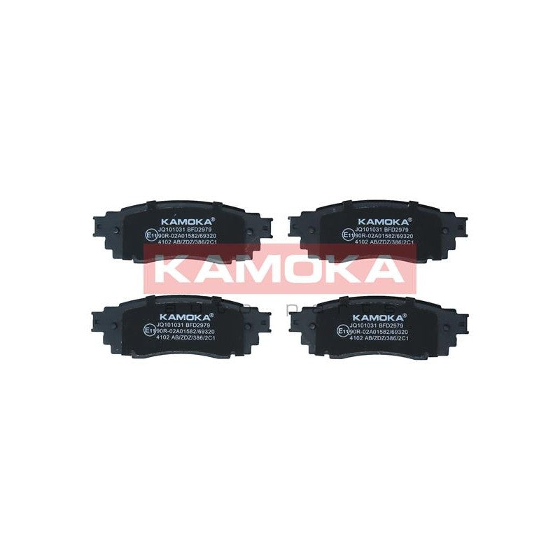 Set placute frana KAMOKA JQ101031