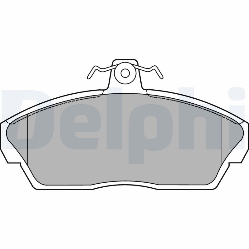 Set placute frana DELPHI LP1450