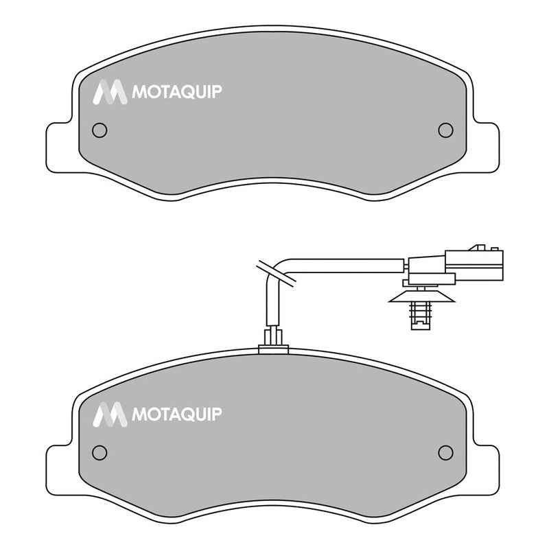 Set placute frana MOTAQUIP LVXL1637