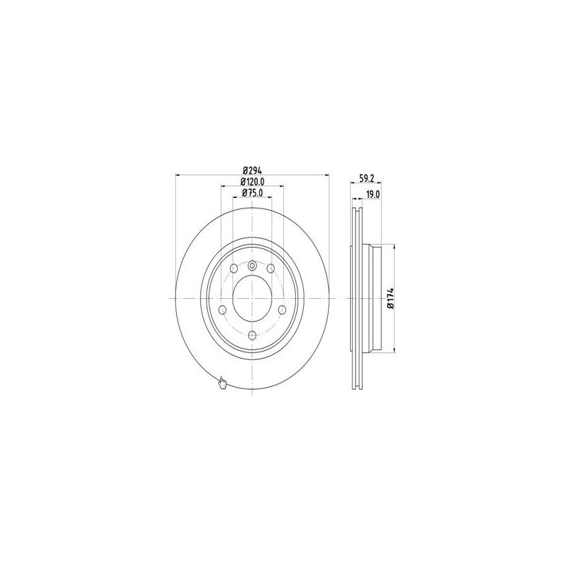 Disc frana MTR 12108582