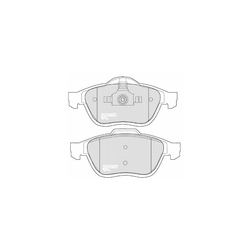 Set placute frana MOTAQUIP LVXL1093