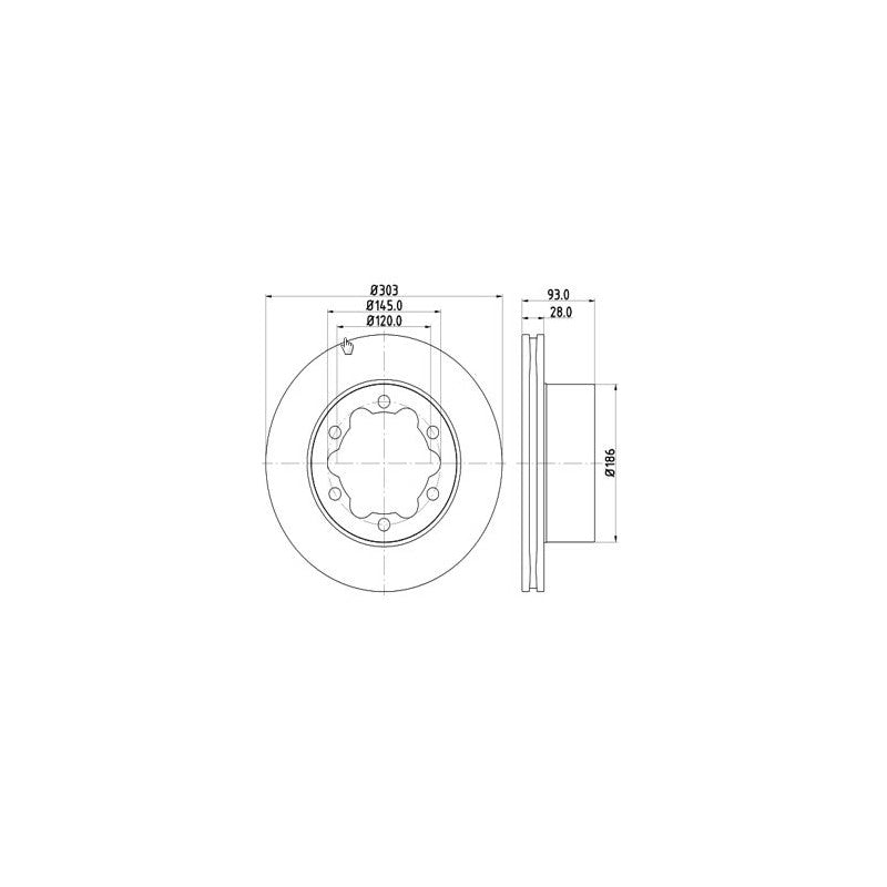 Disc frana MTR 12108529