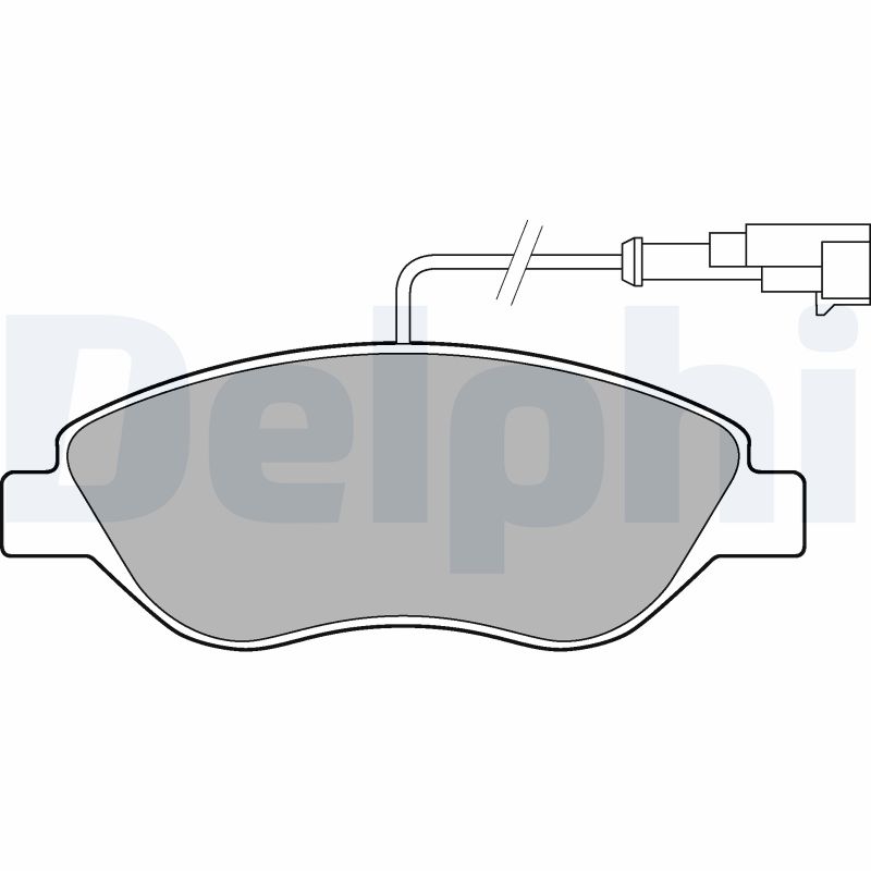 Set placute frana DELPHI LP2299