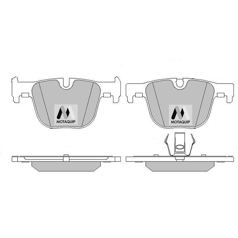 Set placute frana MOTAQUIP LVXL1735