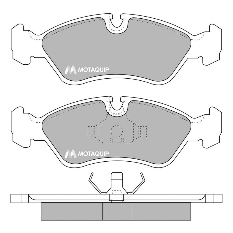 Set placute frana MOTAQUIP LVXL534