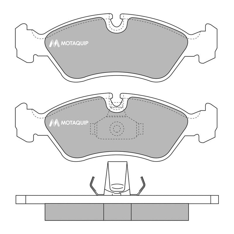 Set placute frana MOTAQUIP LVXL986